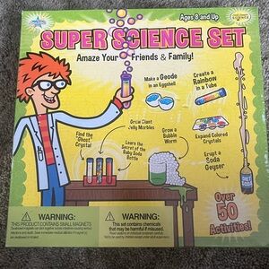 Super Science Set by Be Amazing! Toys -over 50 activities ages 8+ item 7259